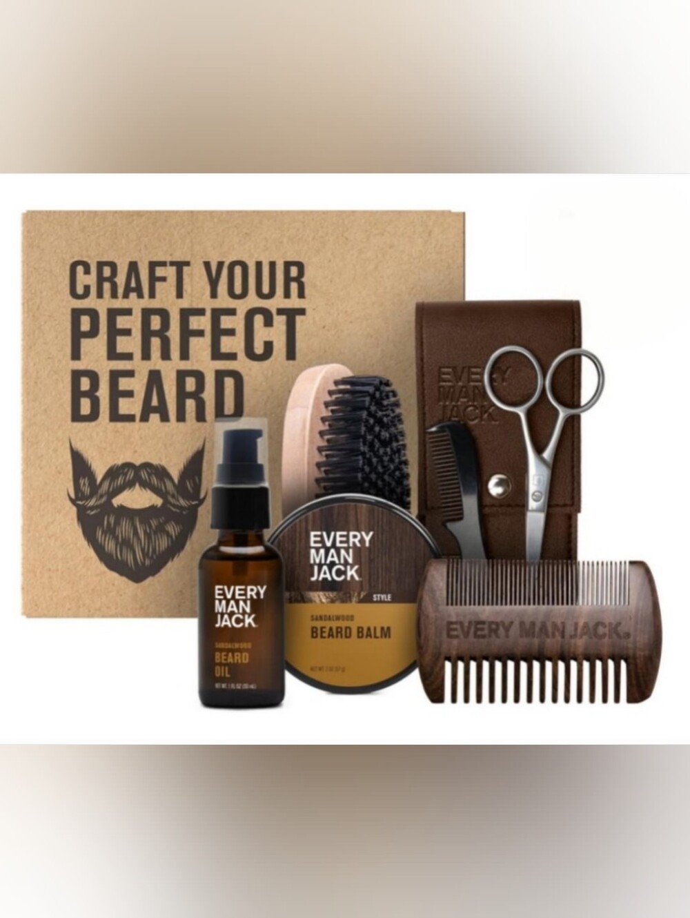 Every Man Jack Beard Care Kit - Sandalwood